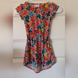 LuLaRoe Kids Dress with Vibrant Floral Pattern